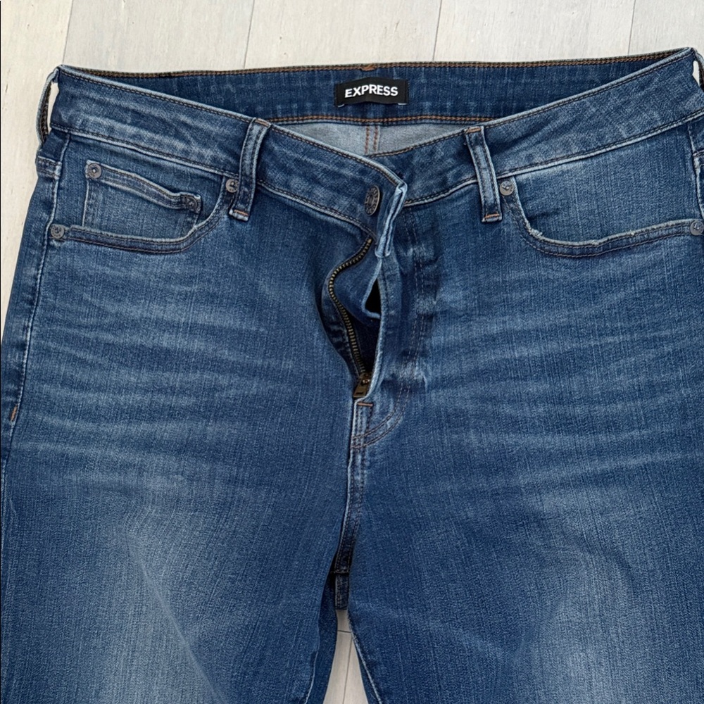 Express Dark Blue Denim Jeans